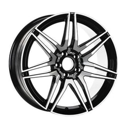 8.0X19" PCD 5X112 RC 360 BLACK DIAMOND ET45 66.6 mm