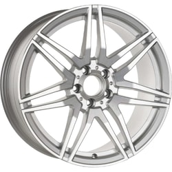 8.0X19" PCD 5X112 RC 360 SILVER DIAMOND ET45 66.6 mm