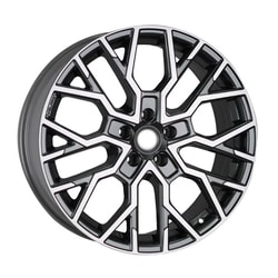 8.0X20" PCD 5X120 Velare 20118 ET45 65.10 mm Santorini Black Diamond