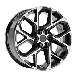 8.0X20" PCD 6x120 Velare 20245 ET45 74.58 mm Santoroni Black Diamond