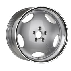 8.5X18" PCD 5X112 Arceo Wheels 5155 SILVER PAINTED MIRROR LIP ET30 66.56 mm