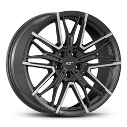 8.5X19" PCD 5X112 AGT Wheels 19272-1 ET38 72.60 mm Titan Diamond