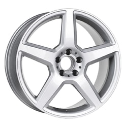 8.5X19" PCD 5X112 Arceo Wheels A372 SILVER DIAMOND ET36 66.6 mm
