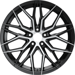 8.5X19" PCD 5X112 Arceo Wheels ARC-19141-57 ET40 BLACK DIAMOND 73.1 mm