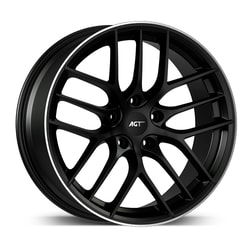 8.5X19" PCD 5X112 Sonic S1046 ET38 66.60 mm Deep Black Lip Diamond