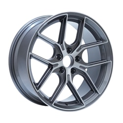 8.5X19" PCD 5X120 AGT Wheels 19258-1 FER-R01 ET30 72.60 mm Hyper Black Diamond