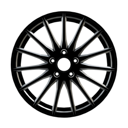 8.5X19" PCD5X114 AGT Wheels 1174 ET35 Gloss Black 72.6 mm