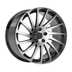8.5X20" PCD 5x112 Velare 20117-1 ET42 66.60 mm Santoroni Black Diamond