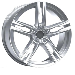 8.5X20" PCD 5X120 Arceo Wheels  20179 ET35 72.56 mm FULL SILVER