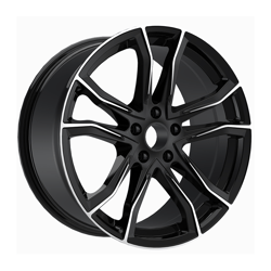 8.5X20" PCD5X108 AGT Wheels 20173-1 ET72.6 Black Diamond 72.6 mm