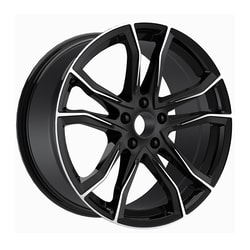 8.5X20" PCD5X114 AGT Wheels 20173-1 ET72.6 Black Diamond 72.6 mm