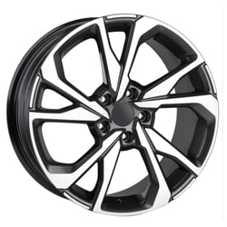 8.0X18" PCD 5x110 Truva Wheels 172 Gun Metal Grey Finish ET45 73.1 mm
