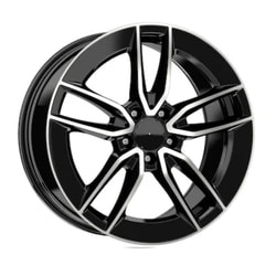 8.0X18" PCD 5x112 Kormetal Jant DY388 Black Diamond ET43 66.6 mm