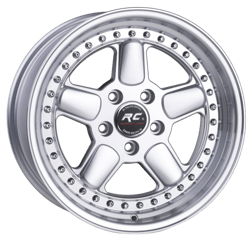 8.5X17" PCD 5x120 Truva Wheels 149 Silver Lip Polish ET25 72.6 mm
