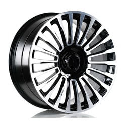 9.0X18" PCD 5X112 RC 224 BLACK DIAMOND ET49 66.6 mm