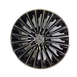 9.0X19" PCD5X112 RC  RC435 ET49 Black Lip Polished 66.6 mm (Arka)