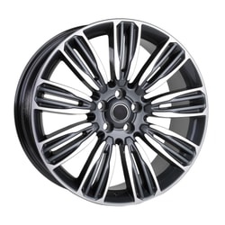 9.0X20" PCD 5X120 EMR Wheels EMR-DY210-04 BLACK POLISHED ET50 72.6 mm