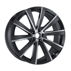 9.0X21" PCD 5X108 AGT Wheels 21251 Merlin ET40 63.40 mm Black Diamond