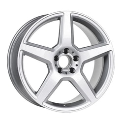 9.5X19" PCD 5X112 Arceo Wheels A373 SILVER ET43 66.6 mm