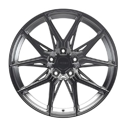 9.5X19" PCD 5X114.3 Arceo Wheels 19177 BLACK HYPER MARSIELLE ET40 73.1 mm