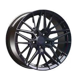 9.5X19" PCD 5X120 Arceo Wheels 19177 BLACK HYPER MARSIELLE ET37 72.6 mm
