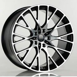 9.5X19" PCD 5X120 RC 197 BLACK DIAMOND ET40 72.6 mm
