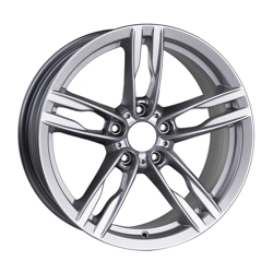 9.5X20" PCD 5X112 RC 185 SILVER ET37 66.6 mm