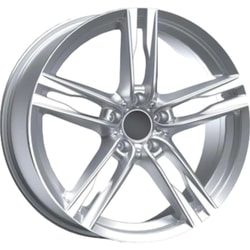 9.5X20" PCD 5X120 Arceo Wheels  20179 ET37 72.56 mm FULL SILVER