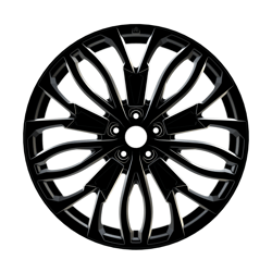 9.5X22" PCD 5X112 AGT Wheels 136  ET25 66.60 mm Gloss Black