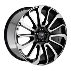 9.5X22" PCD 5X120 RC 959 BLACK DIAMOND ET45 72.6 mm