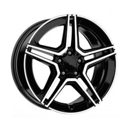9.0X18" PCD 5x112 Kormetal Jant DY688 Black Diamond ET48 66.45 mm