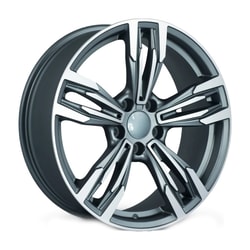 9.0X18" PCD 5x112 MTT Wheels K5078 Metallic Graphite ET40 66.6 mm