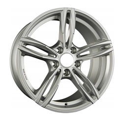 9.0X18" PCD 5x120 Truva Wheels 5003 Silver ET50 72.6 mm