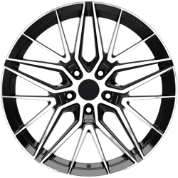 9.5X19" Arceo Wheels ARC 19193 Black Diamond PCD 5x112 ET40