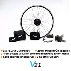 Byqee V21 24" 100mm Elektrikli Bisiklet Kiti