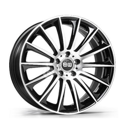 9.5X19" Elit Jant EW02WB BLP PCD 5x112 ET38