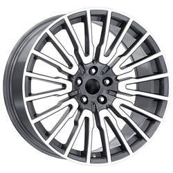 8.5X20" PCD 5x120 Kormetal Jant DY1050 Black Diamond ET30 72.6 mm
