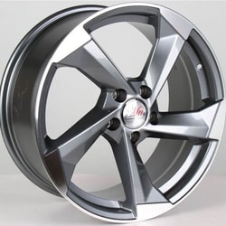 8.0X18" PCD 5x112 MTT Wheels E150 Matt Titanium Metallic Graphite ET40 66.45 mm