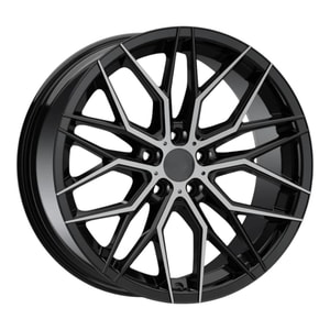 10.0X20" PCD 5X112 AGT Wheels 20141-2 ET450 73.10 mm Black Diamond