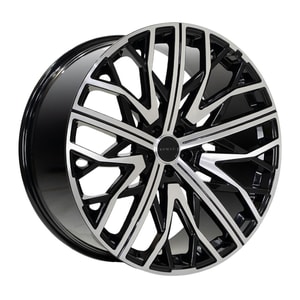 10.5X23" PCD 5x112 AGT Wheels 135 ET35 66.60 mm Black Diamond