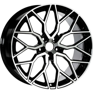10X20" PCD 5X112 EMR Wheels EMR-A367-02 ET42 73.1 mm BLACK DIAMOND