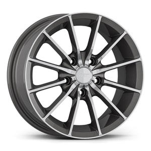 6.0X14" PCD 4X100 AGT Wheels 14004 ET35 67.10 mm TITAN DIAMOND