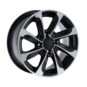 6.0X14" PCD 4X100 AGT Wheels 431 ET35 67.11 mm Black Dioamond