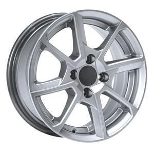 6.0X14" PCD 4X100 AGT Wheels 440 ET35 Full Silver 67.1 mm