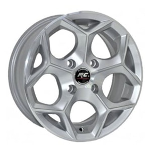 6.0X14" PCD 4X100 RC RC-340 SILVER ET25 73.1 mm