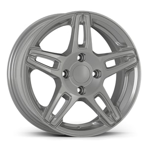 6.0X15" PCD 4X100 AGT Wheels 15281 ET35 67.10 mm Full Silver