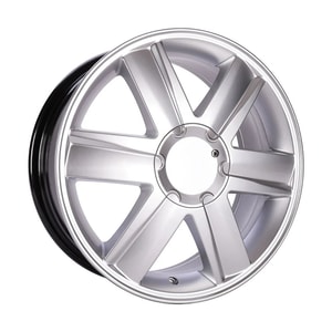 6.0X15" PCD 5x100 Powcan Jant EXP-H143 ET35 57.1 mm Full Silver