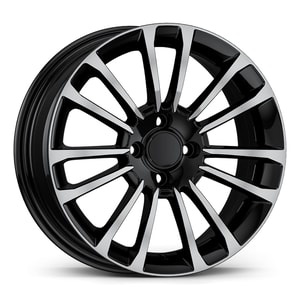 6.5X16" PCD 4X100 AGT Wheels 16279 ET37 73.10 mm Gloss Black Diamond