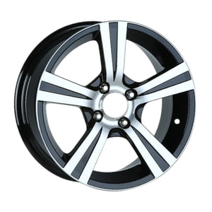 6.5X15" PCD 4X100 AGT Wheels 506 ET35 67.10 mm Black Diamond