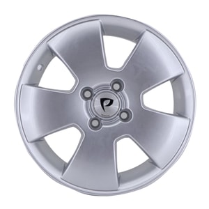 6.5X15" PCD 4X100 BK BK-5791 SILVER ET40 56.6 mm
